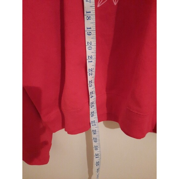 🧥 Wound Up Women’s XXXL Red Sweatshirt – “Love Who You Love” Pride Pullover - Picture 3 of 5